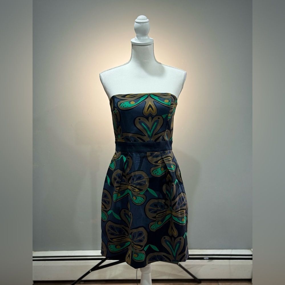 SALE! Black/Brown French Connection Strapless Dress Size 10 NWT